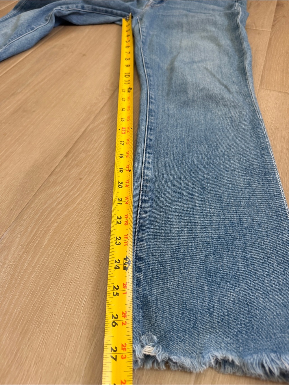 MOTHER High Waisted Rascal Ankle Snippet Jeans 31 - Picture 8 of 11